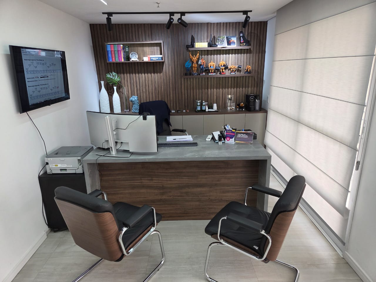 Detalhe do consultório médico